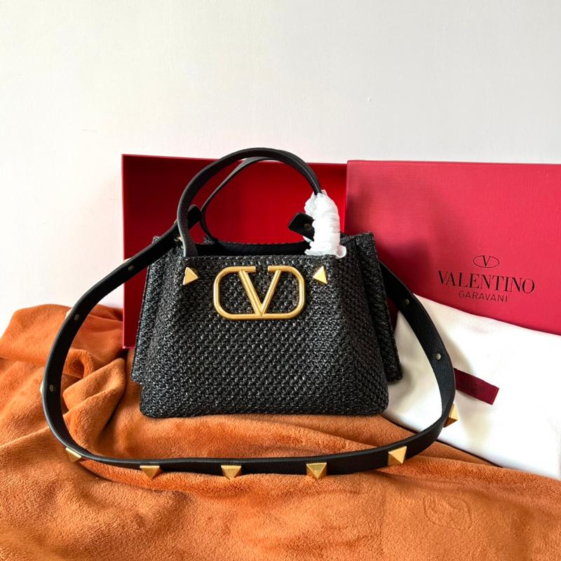 Valentino Shoulder Tote Bags VL2003 black